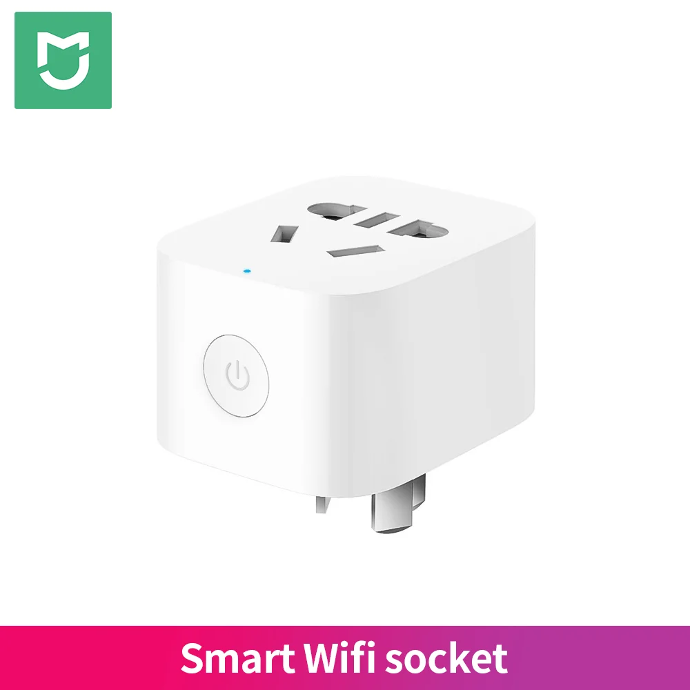 Умная розетка Xiaomi Mijia Wi-Fi с дистанционным управлением работает приложением Mi Home и