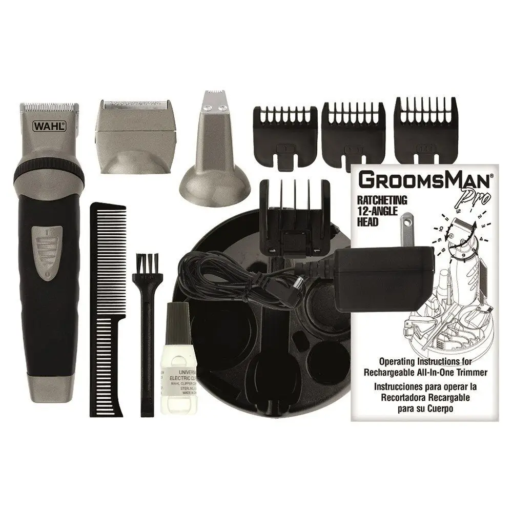 

Wahl 09953 Electric Shaver 9953 Groomsman Pro 3 in 1 Wireless Male Grooming Kit 09953-1016