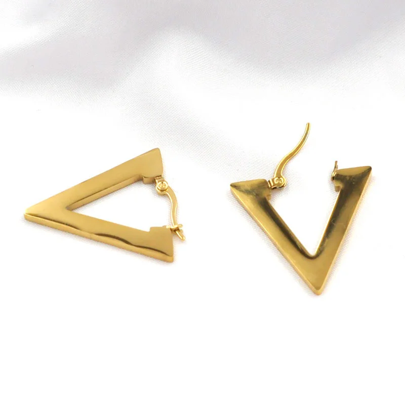 FYSARA геометрические серьги для пирсинга мужчин и женщин треугольник