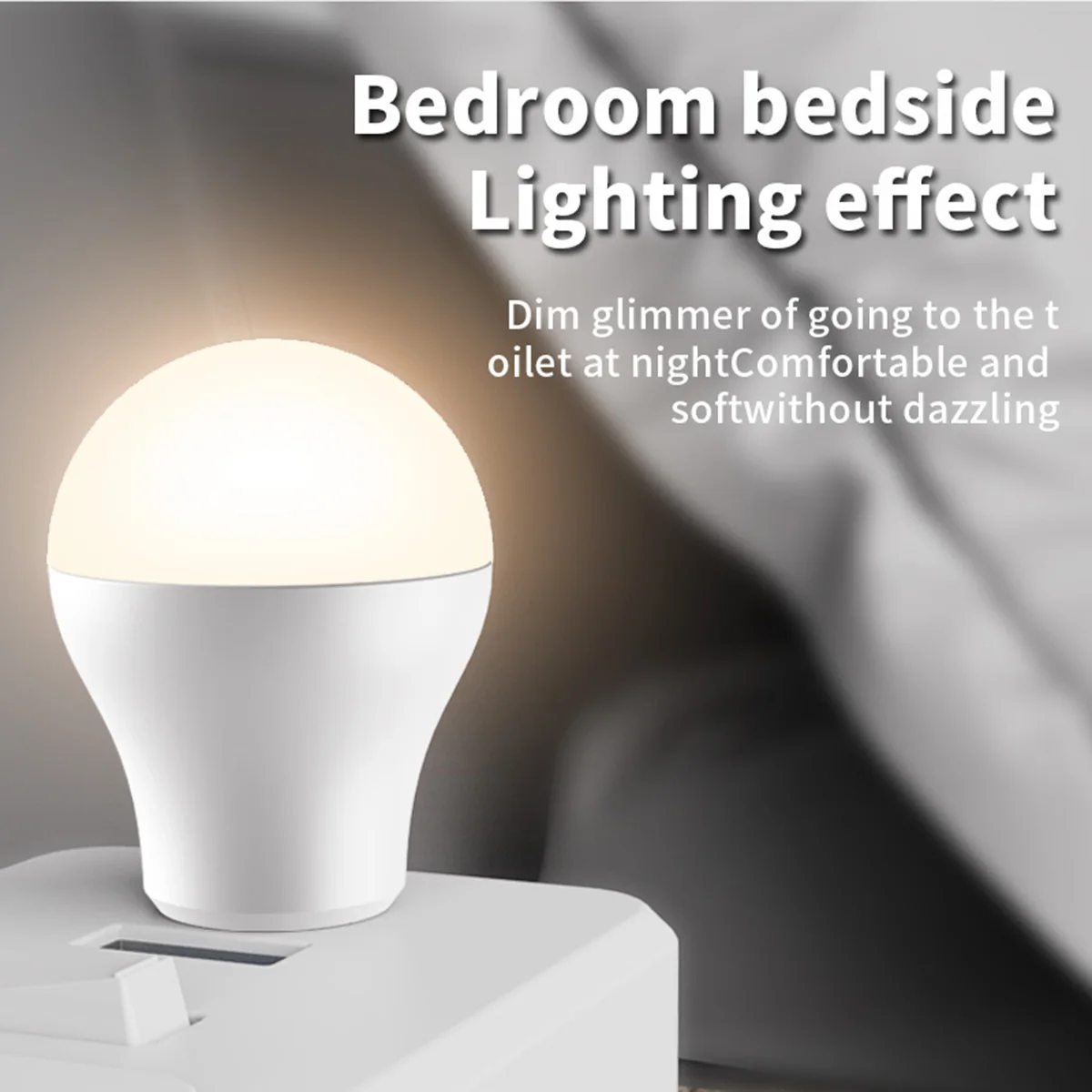 

2pcs Usb Plug Lamp Portable Light Bulb Mini LED Small Book Lamps Computer Laptop Mobile Power Charging Reading Night Lights