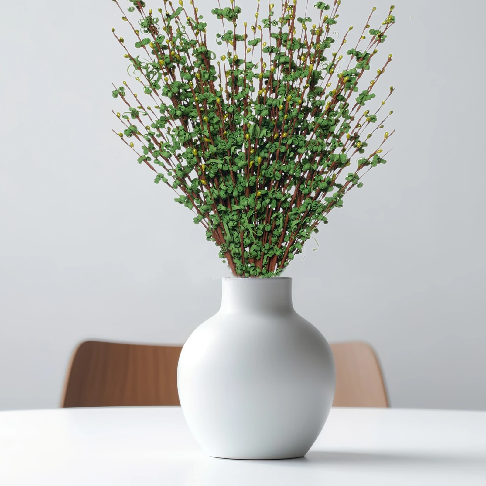 Декоративный рулет из пенопласта С искусственными цветами жасмина 12 веток |