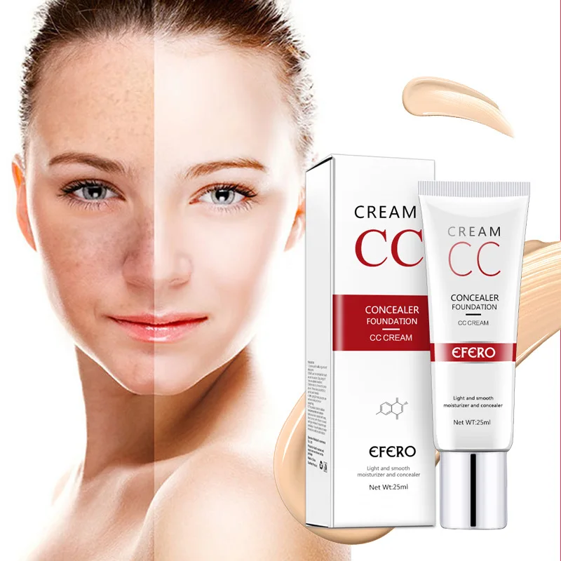 

Efero Su Yan Cream Whitening Concealer Waterproof Sweat-proof Non-Removing Makeup Light and Moisturizing After Makeup