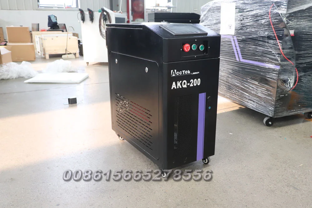 Волоконный лазер AccTek 200 Вт 300 портативная машина для очистки камней культурных