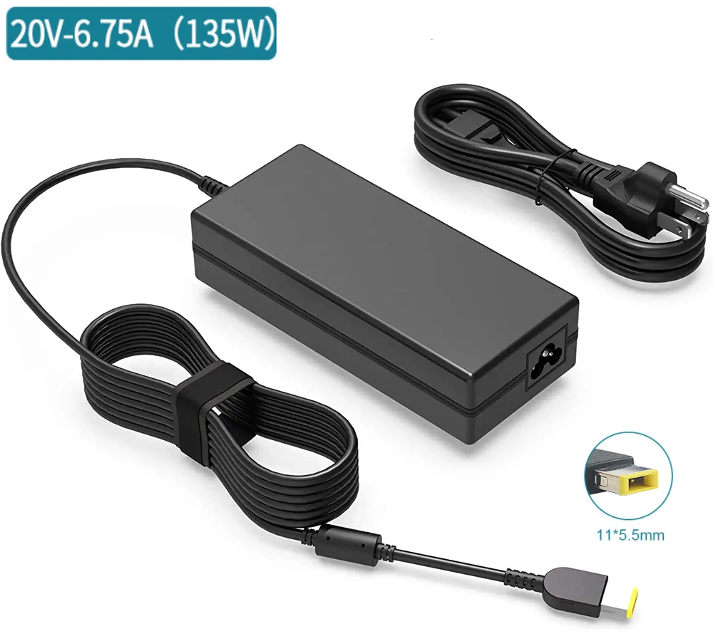

135W AC Adapter Laptop Charger For Lenovo Y40-70 Y50-70 Y50-80 Y520-15 Y530-15 Z710 Thinkpad T470p T540p IdeaPad Power Supply