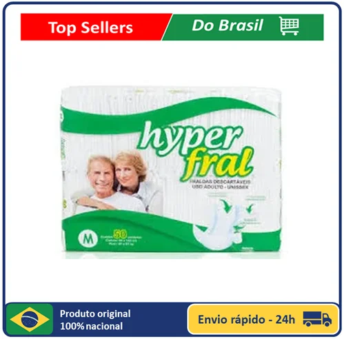 

Hyperfral Geriatric Diaper M W/50 units-GREAT FINISH AND ABSORTION-AMAZING-IDEAL OFFER FOR DAY