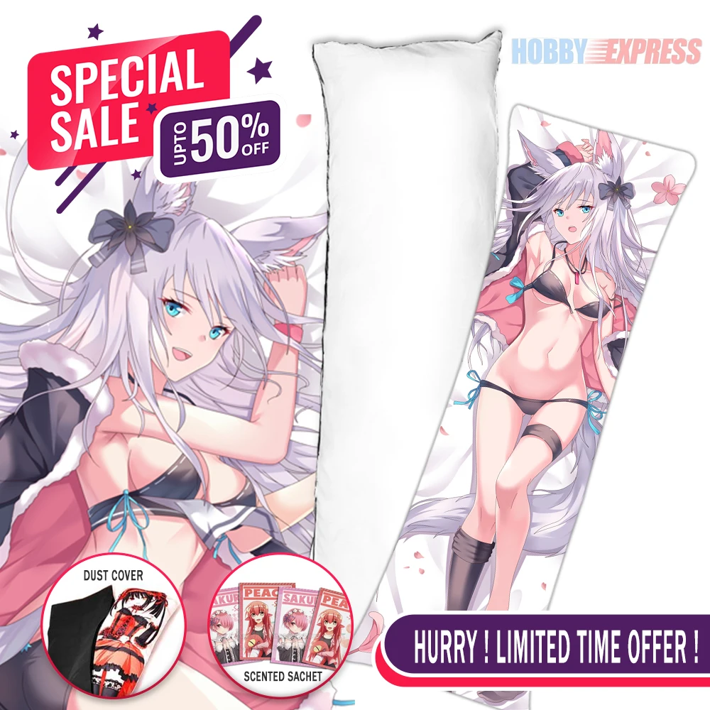 Хобби Экспресс аниме дакимакура японский отаку уайфу обнимающая наволочка Kemono