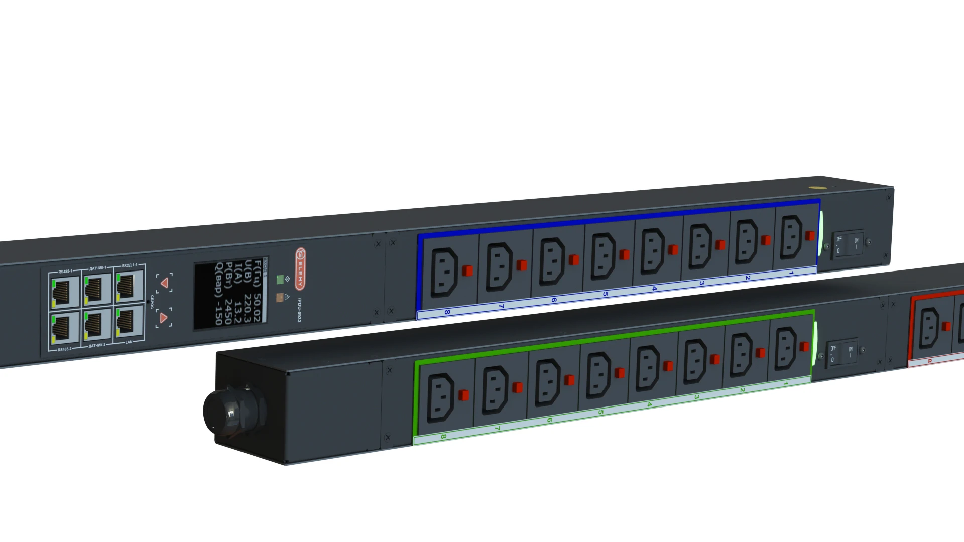 Панель питания распределительная APC Rack PDU 2g, Switched, ZEROU, 32a. Elemy ATS-1203/16/S/E/do. Мониторинг электроснабжения. 1385609 Блок распределения.