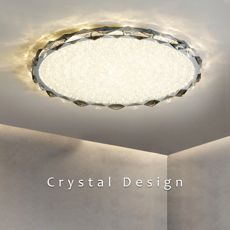 Современный светодиодный потолочный светильник роскошная хрустальная люстра