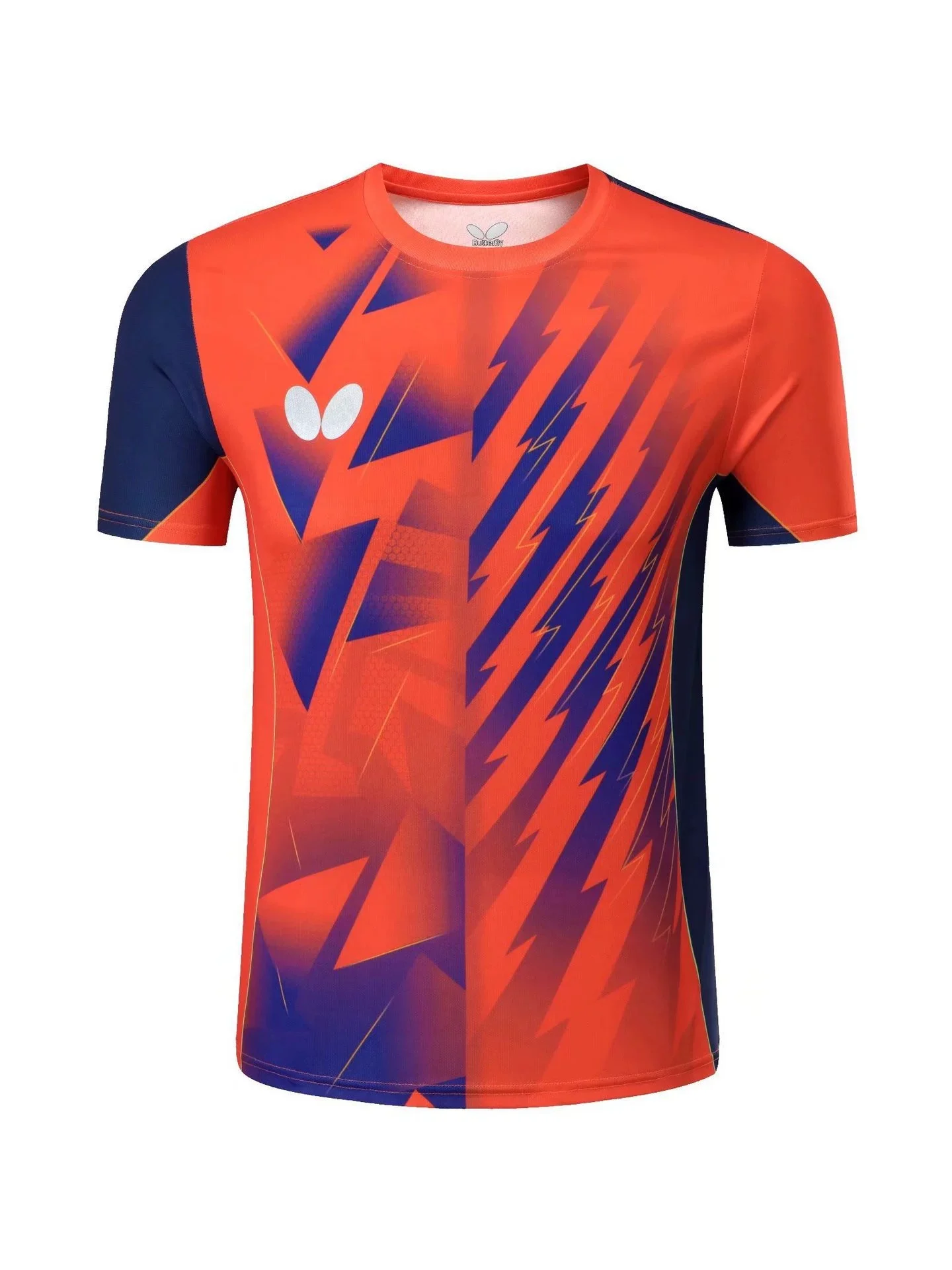 Men T-shirt Summer Quick Drying Female Training Badminton Suit Table Tennis Suit Printed T-shirt Boys Breathable Sports Suit