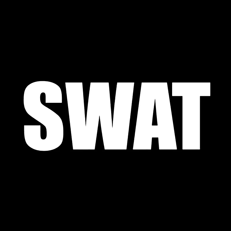 

15x5,5 см Виниловая наклейка для SWAT, автомобильная наклейка, водонепроницаемые автомобильные декорации на бампер, заднее окно, ноутбук