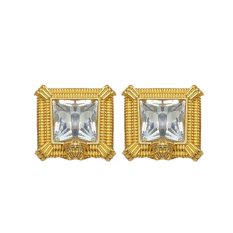 В Стиле Копии 1:1 Versace Mytheresa Head Stereoscopic Ripple Для Женских Универсальных Геометрических