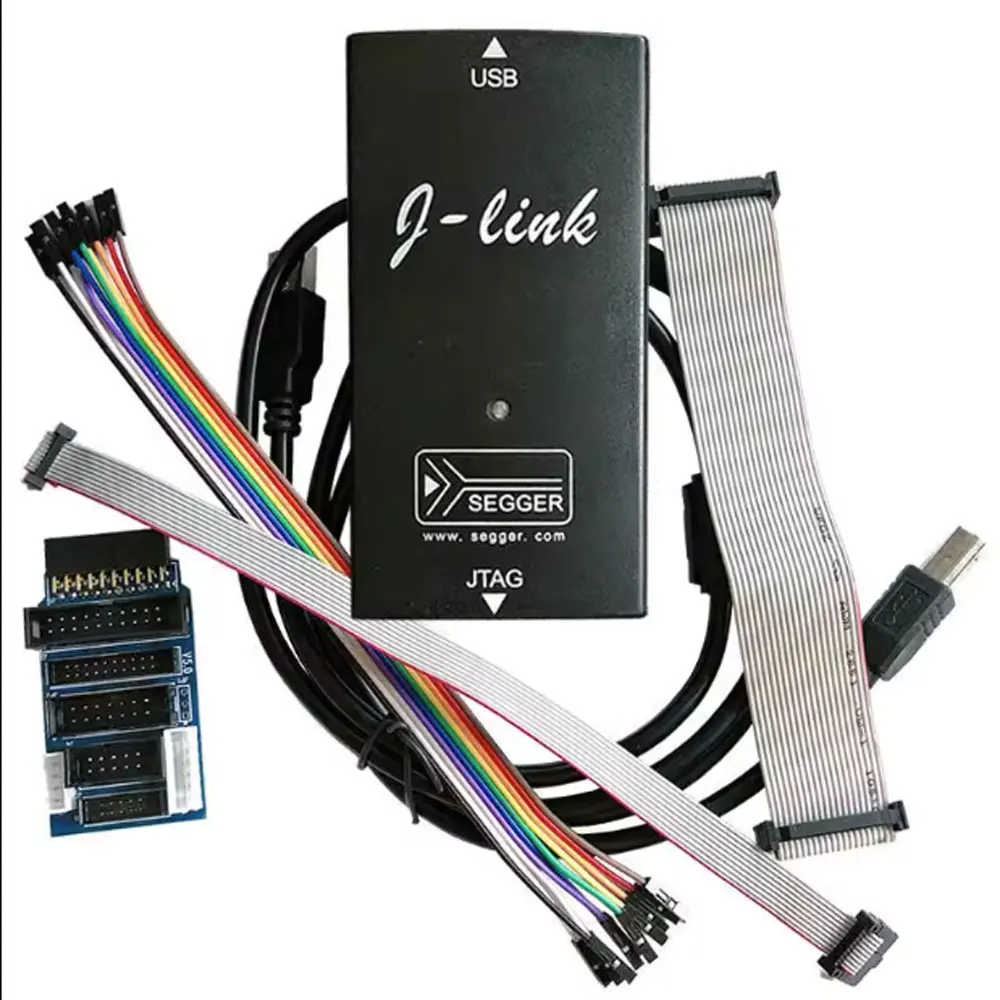Высококачественный эмулятор ARM JLINK J-LINK V9 адаптер USB-JTAG STM32 MCU с 7 кабелями