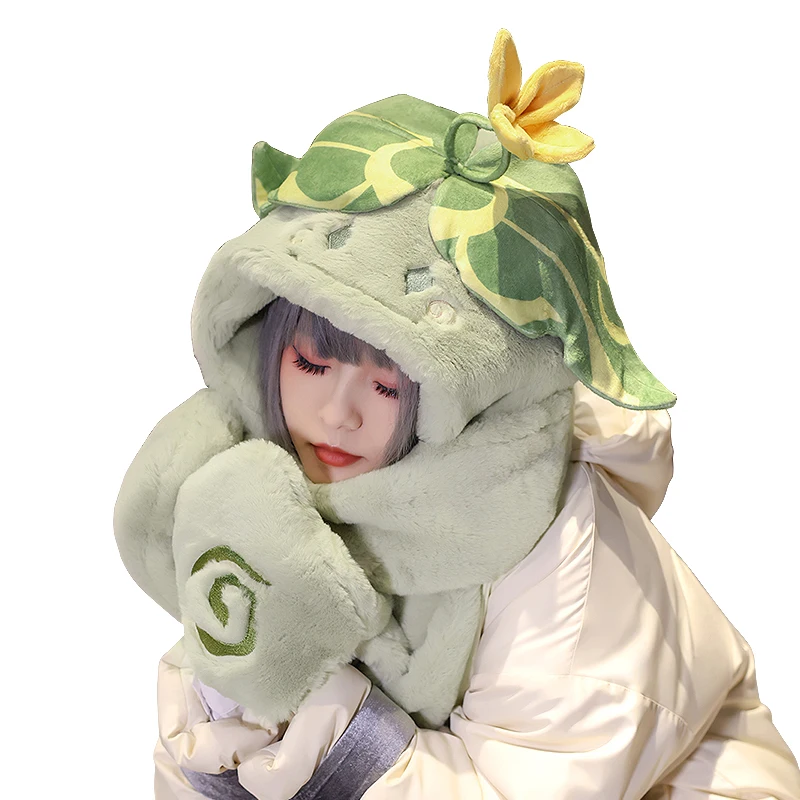 Плюшевая шапка для косплея игры Genshin Impact DokiDoki-SR