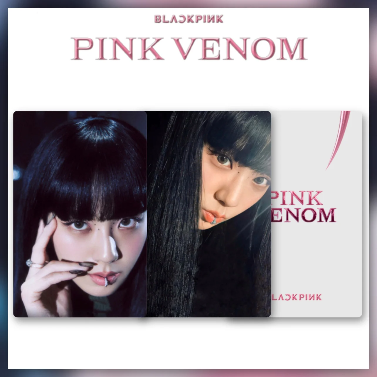 8 шт./набор закладки для карт BLACKPINK розовый яд для коллекции Lisa Jennie Rose Jisoo блэкпинк включен