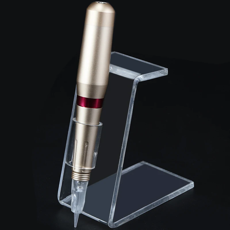 Acrylic Tattoo Machine Pen Display Stand Transparent Tattoo Supplies Permanent Makeup PMU Stand Rack Tray Organzier Accessories