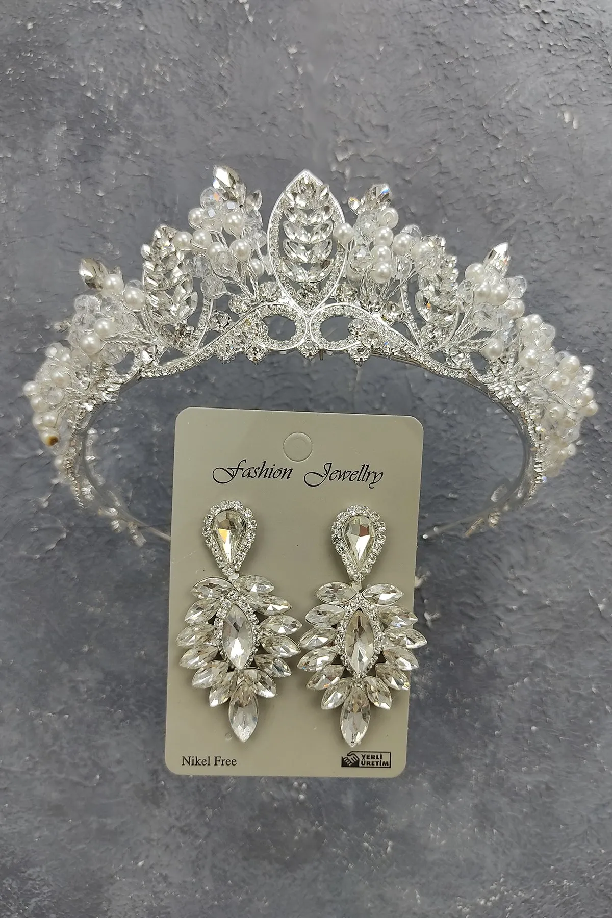 

Wedding Hair Jewelry Crystal Bridal Tiara Crown Silver Color Diadem Veil Tiaras Wedding Hair Accessories Headpieces Head Jewelr