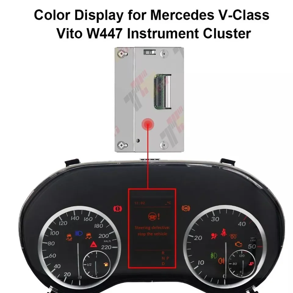 Цветной ЖК-дисплей приборной панели для MercedesBenz V Class Vito W447 приборная панель