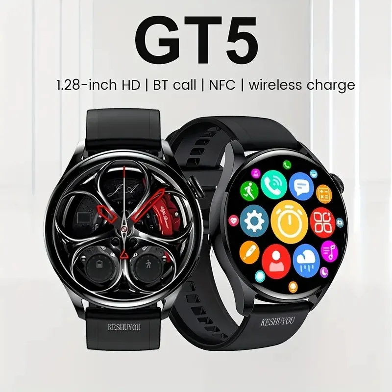 

Smart Watch(Answer/Make Call) For Women Men, 1.28inch Full Round BT Calling SmartWatch For Android And IOS Phones, Outdoor Sport