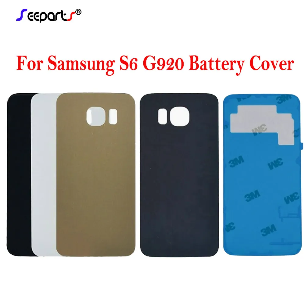 Задняя стеклянная крышка батарейного отсека для Samsung Galaxy S6 Edge G925F G920F Plus G928F задняя