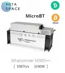Whatsminer M50 122Th/s 3360 Вт-Майнер биткоинов Майнер BTC устройство для майнинга