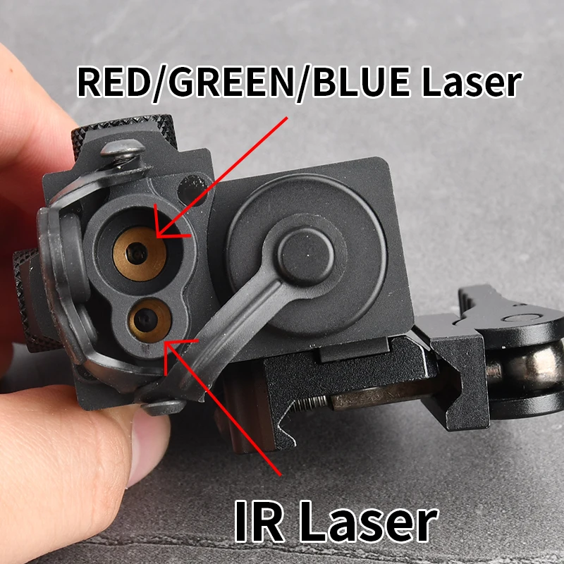 Фото All Metel DBAL Mini Laser No Light Mode DBAL A2 Тактический ИК-лазерный сигнал Охотничье винтовка Оружие lgihts Aim airsoft аксессуары №5