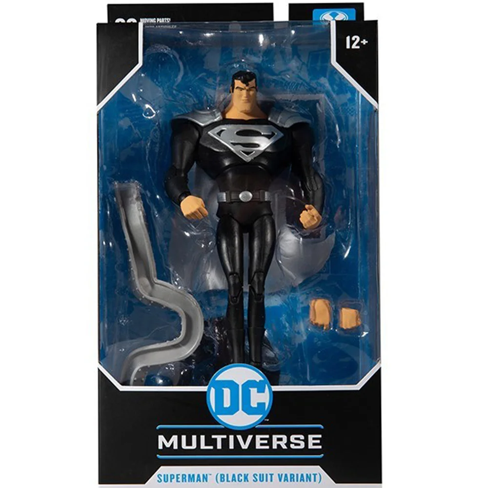 McFarlaned DC-ed Comics-ed Figure-ed 7Inchs Animated Adventure-ed Black Superman-ed | Action Figures
