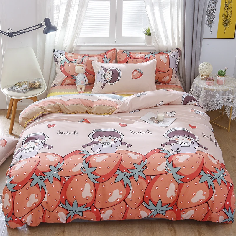 

G616~Cotton brushed quilt cover single-piece warm thickened cotton single quilt cover 200x230 quilt core cover winter