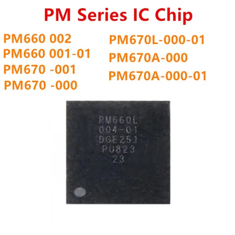 5 шт. PM660 002 PM660 001-01 PM670 -001 PM670 -000 искусственная задняя фотография микросхема управления BGA для флэш-памяти