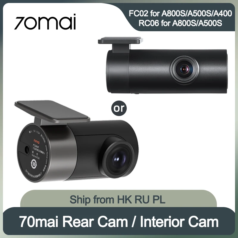 70mai задний видеорегистратор RC06 для 4K A800S A500S внутренняя камера A400 Lexar U3 SD-карта 64 ГБ