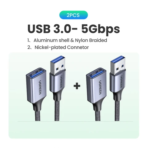Ugreen USB 3.0 Кабель-удлинитель USB