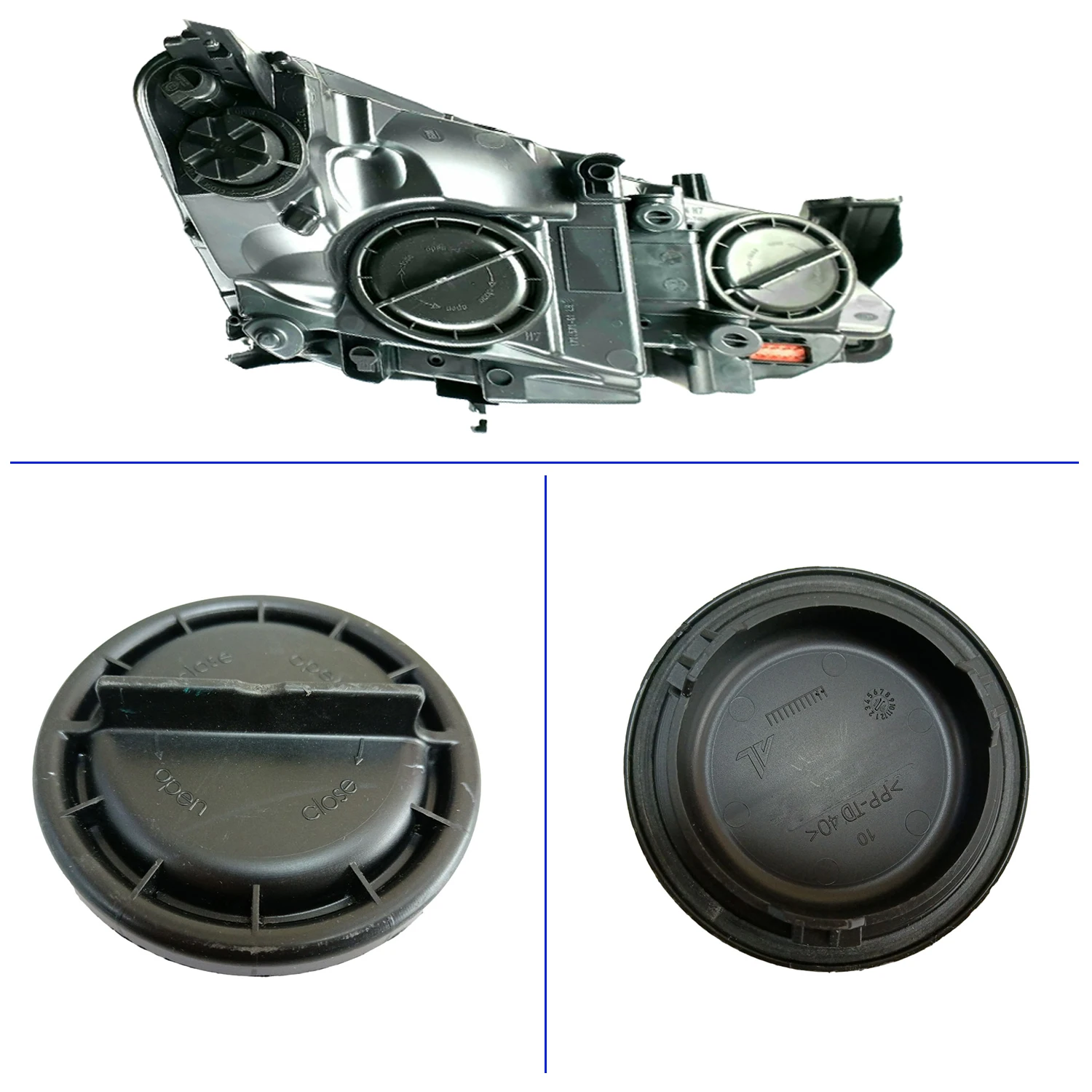 

1 PC Headlight Dust Cover For Opel Vauxhall Astra K J Expression Design SRi Elite LED Bulb Caps Plug 7960511630 7960111630