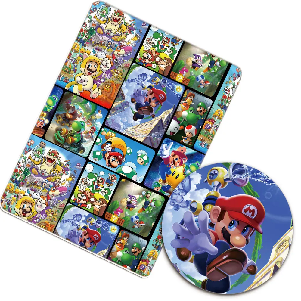 

Polyester cotton cartoon character game plaid printed fabric dress sewing needle sewing DIY crafts supply 50 × 145 cm 1 order