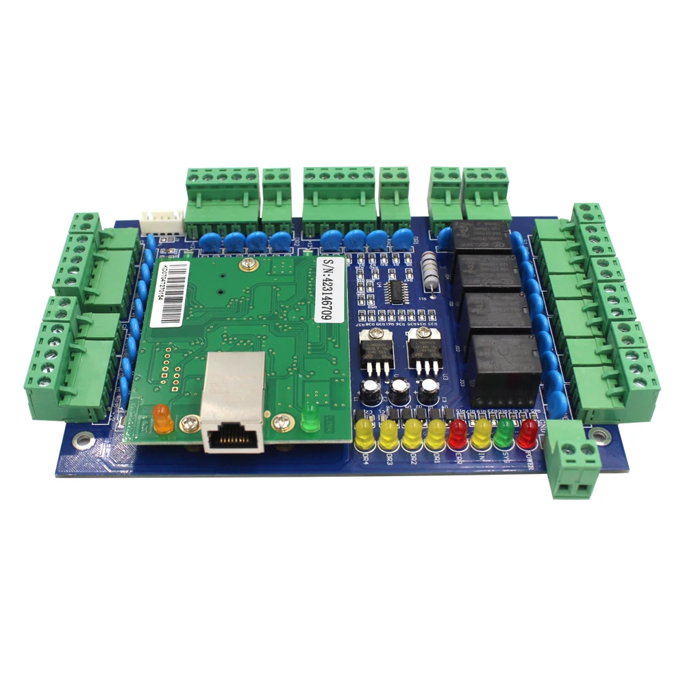 TCP/IP Network Door Access Control Board Panel With Software Communication Protocol Wiegand Controller for Security Protection images - 6