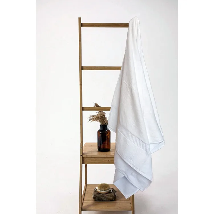 Cotton Therapy Камелло Бамбук 70 х 140 см банное полотенце белого цвета