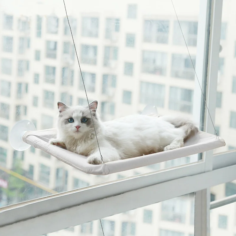 

New Cat Hammock Window Hanger Hammock Washable Detachable Pet Bed Suction Shelf Bag Beds Seat For Cat Sleeping Pet Supplies