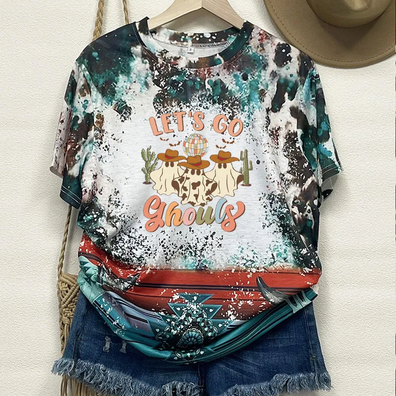 

Let's go ghouly Women's Halloween T-Shirts