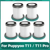 puppyoo cyclone cordless vacuum cleaner home handheld stick t11 t11 pro washable hepa filter set replacement parts accessories