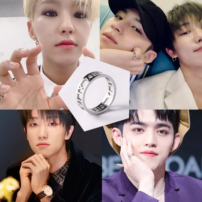 KPOP Openwork Ring  S.COUPS JEONGHAN JOSHUA JUN HOSHI WONWOO WOOZI DK MINGYU THE8 SEUNGKWAN VERNON DINO Ring