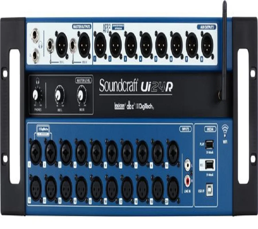 

Высококачественный 24-канальный цифровой микшер Soundcraft Ui24R