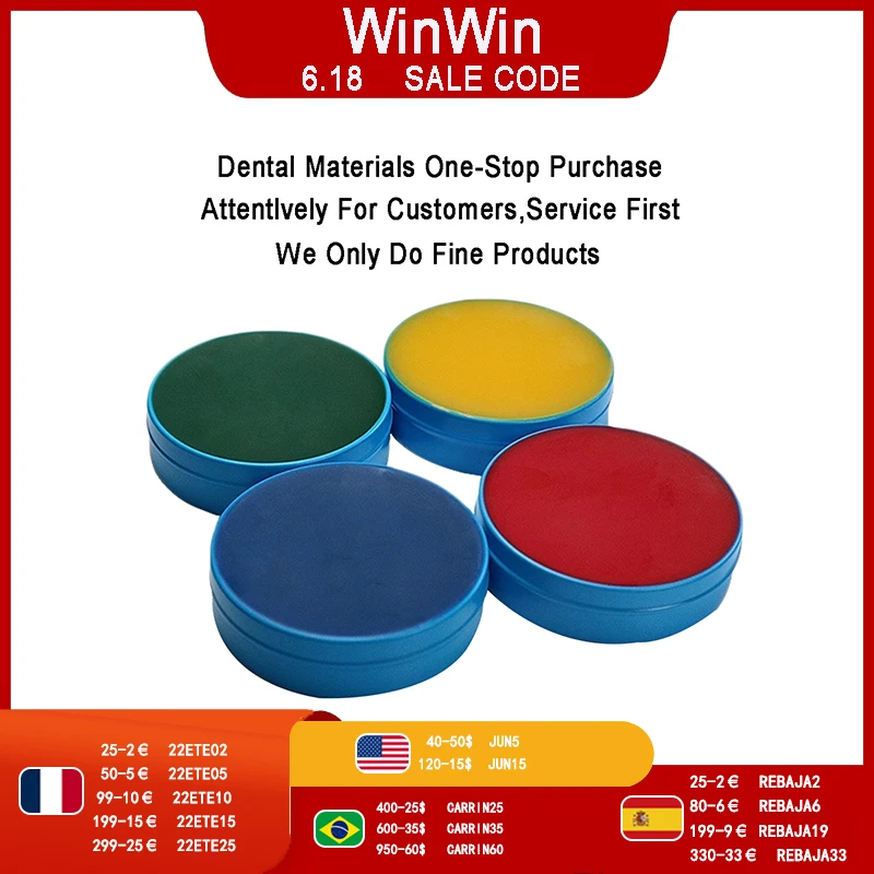 

1Pcs Dental Casting Wax Edge Wax Inner Crown Wax Carving Wax Custom Pattern Former Dentistry Lab Technicians' Wax Product