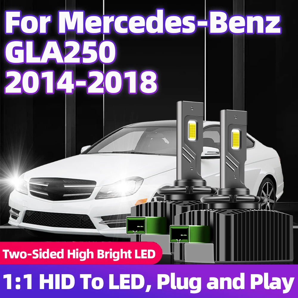 HID to D3S LED Canbus 30000LM CSP Chips 110W Турбо Фара Автомобильная 12 В Для Mercedes-Benz GLA250 2014 2015 2016 2017