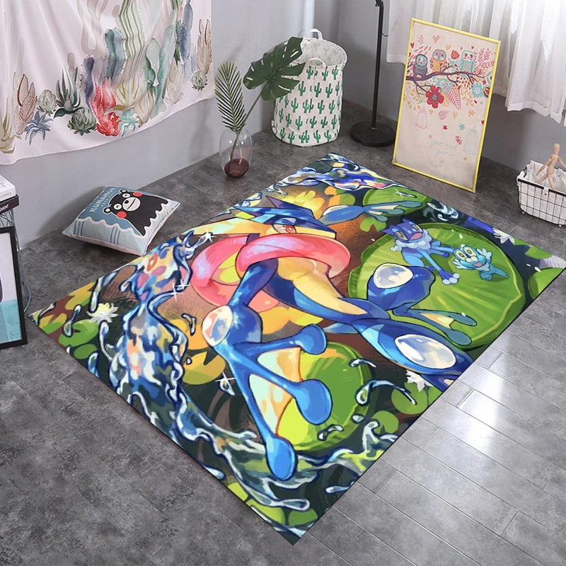 MINISO мультфильм Покемон милый Пикачу 3D ковер для спальни гостиной домашний диван