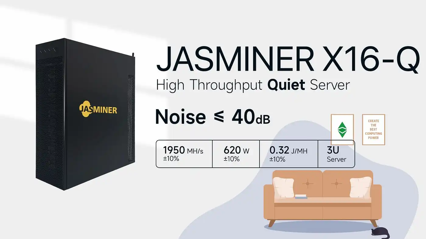BA BUY 4 GET 2 FREE Jasminer X16-Q (1950Mh/s) прибыль в реальном времени спецификации и