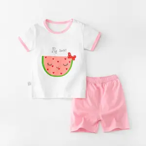 Image for ZWY1812 Kids Baby Boy Clothes Summer Cartoon Print 