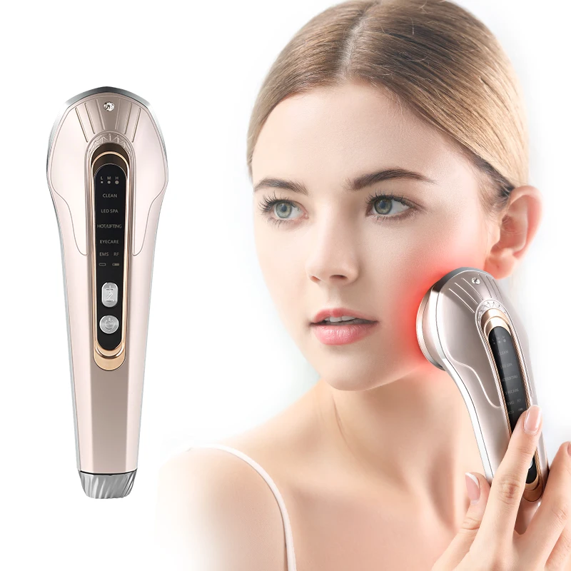 

KSKIN RF Microcurrent Facial Massager Face Lift Devices Skin Rejuvenation Light Therapy Anti Aging Wrinkle Beauty Apparatus Tool