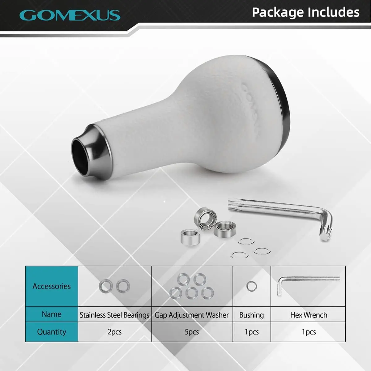 Фото Ручка GOMEXUS TPE 27 мм для ловли окуня для Shimano Stradic CI4 + Biomaster Daiwa Saltist Back Bay, спиннинговые и катушки для приманки №4
