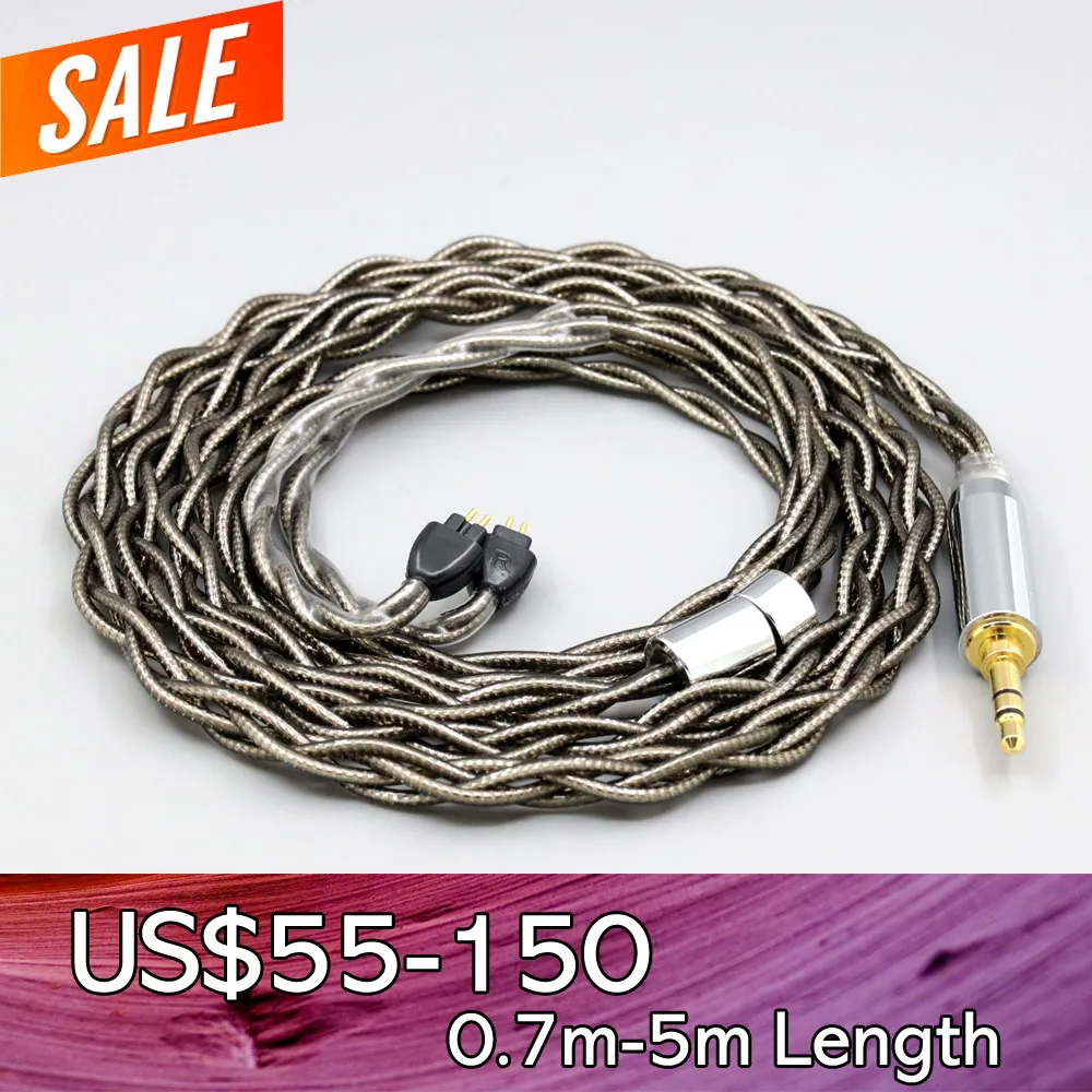 

99% Pure Silver Palladium + Graphene Gold Earphone Shielding Cable For AUDEZE iSINE 10 20 LX LCDi3 LCDi4