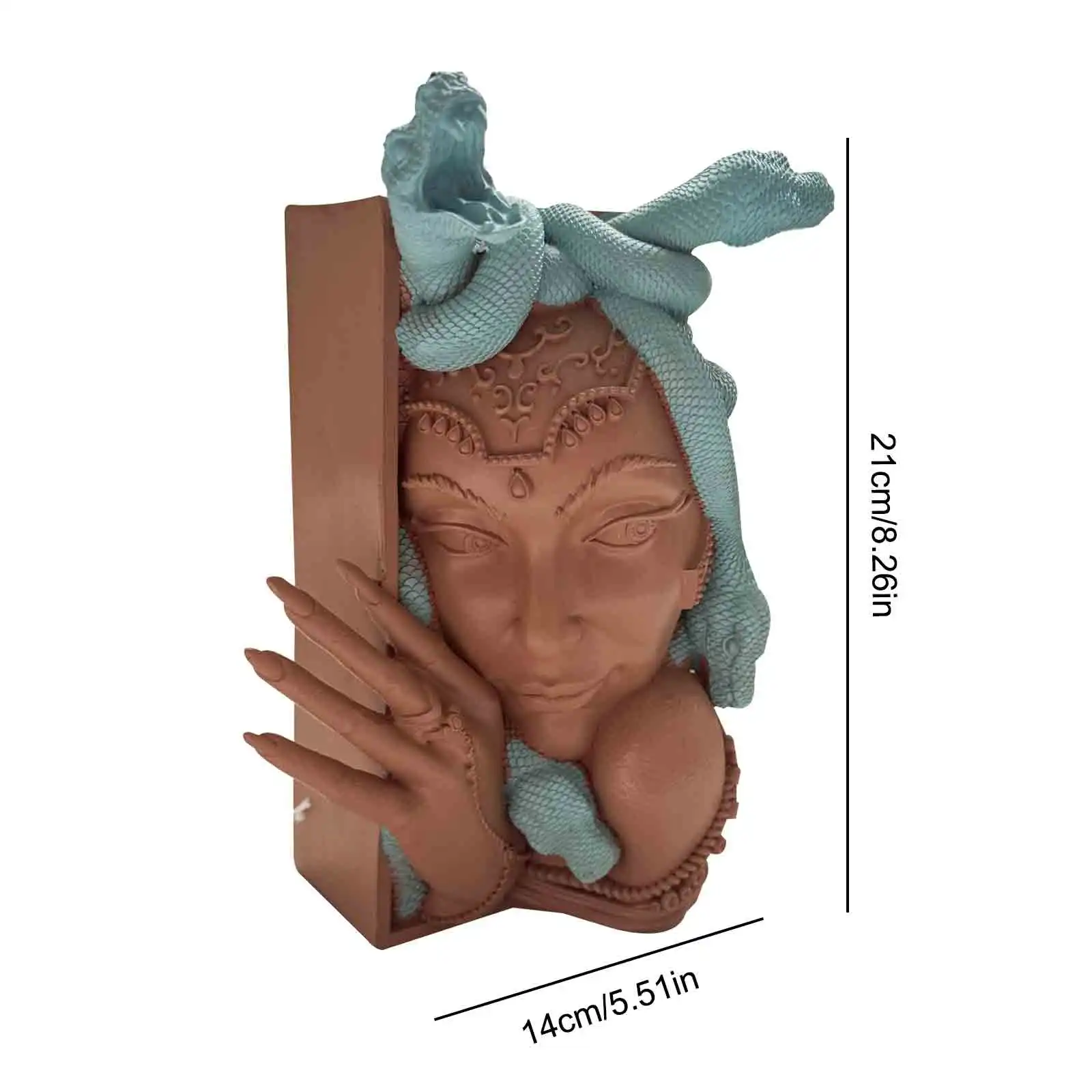 Белая Смола Медуза Форзац Фэнтези Тематический Орнамент Годности