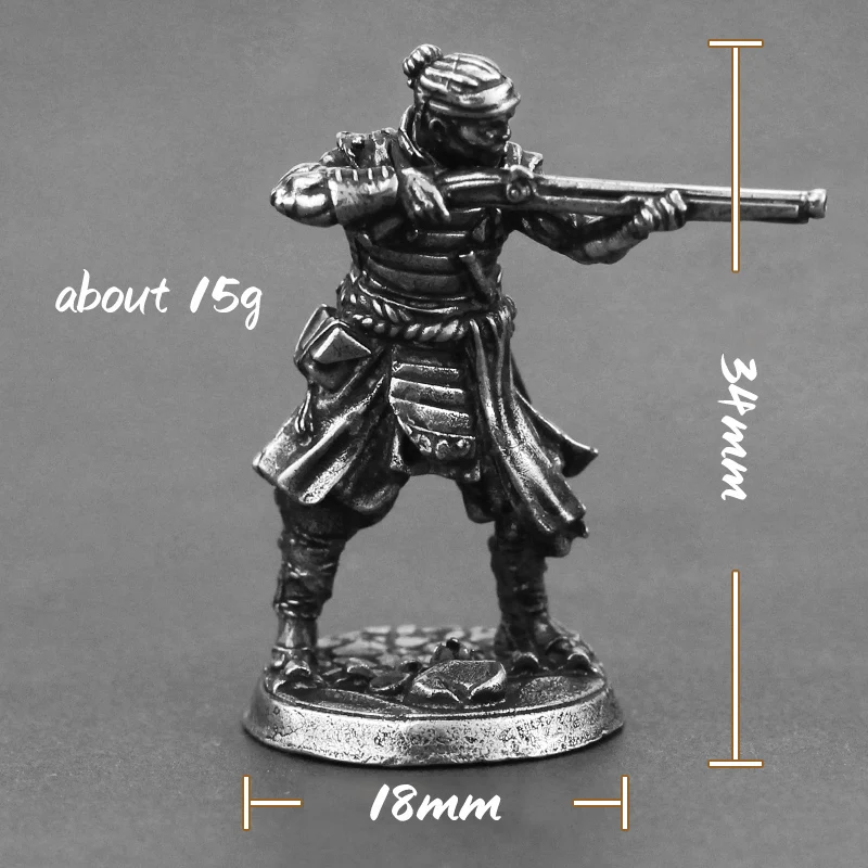 

Металлические фигурки самураев Shogunate из белой меди