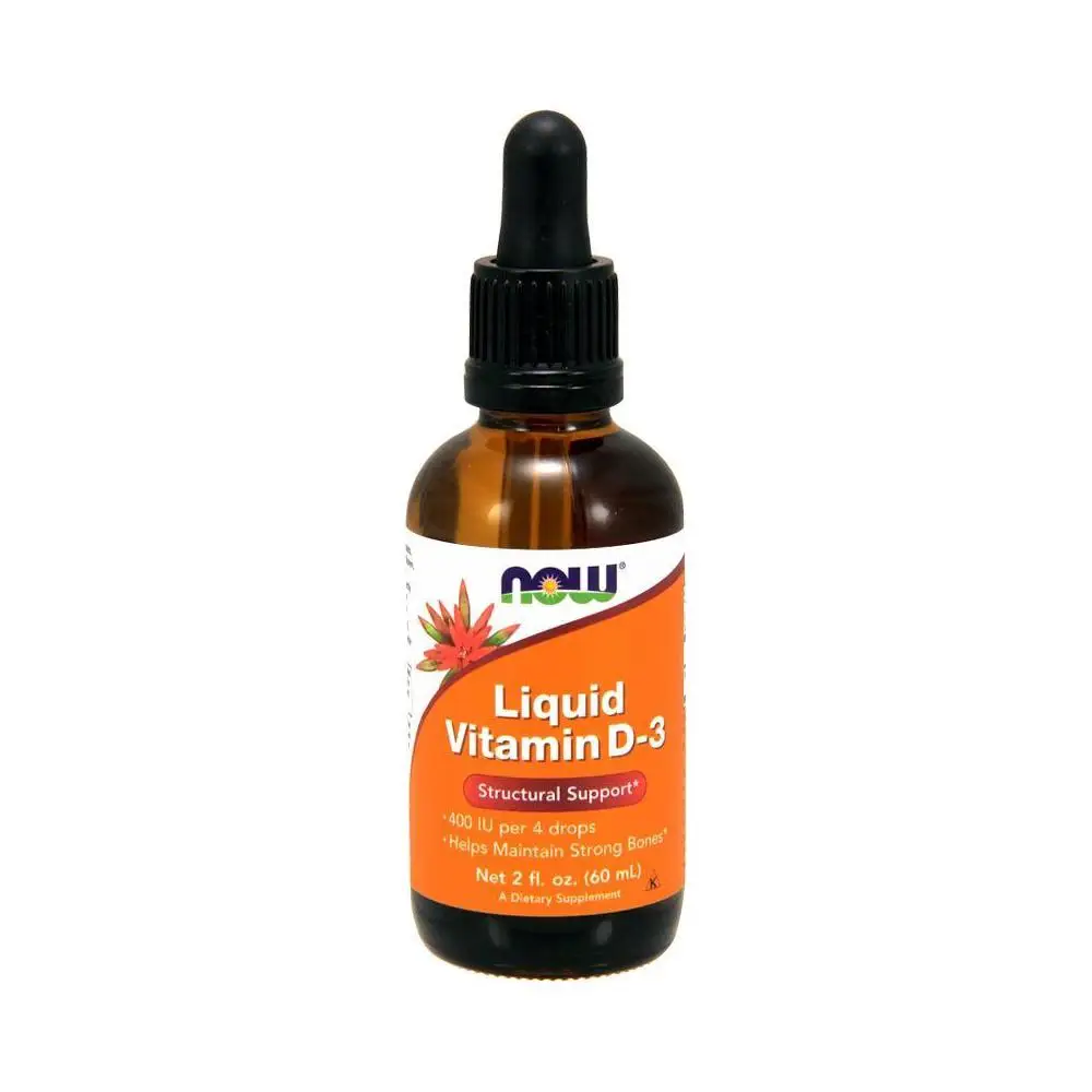 Витамин D Нау Жидкий Д-3 Now Liquid Vitamin D-3 60 мл